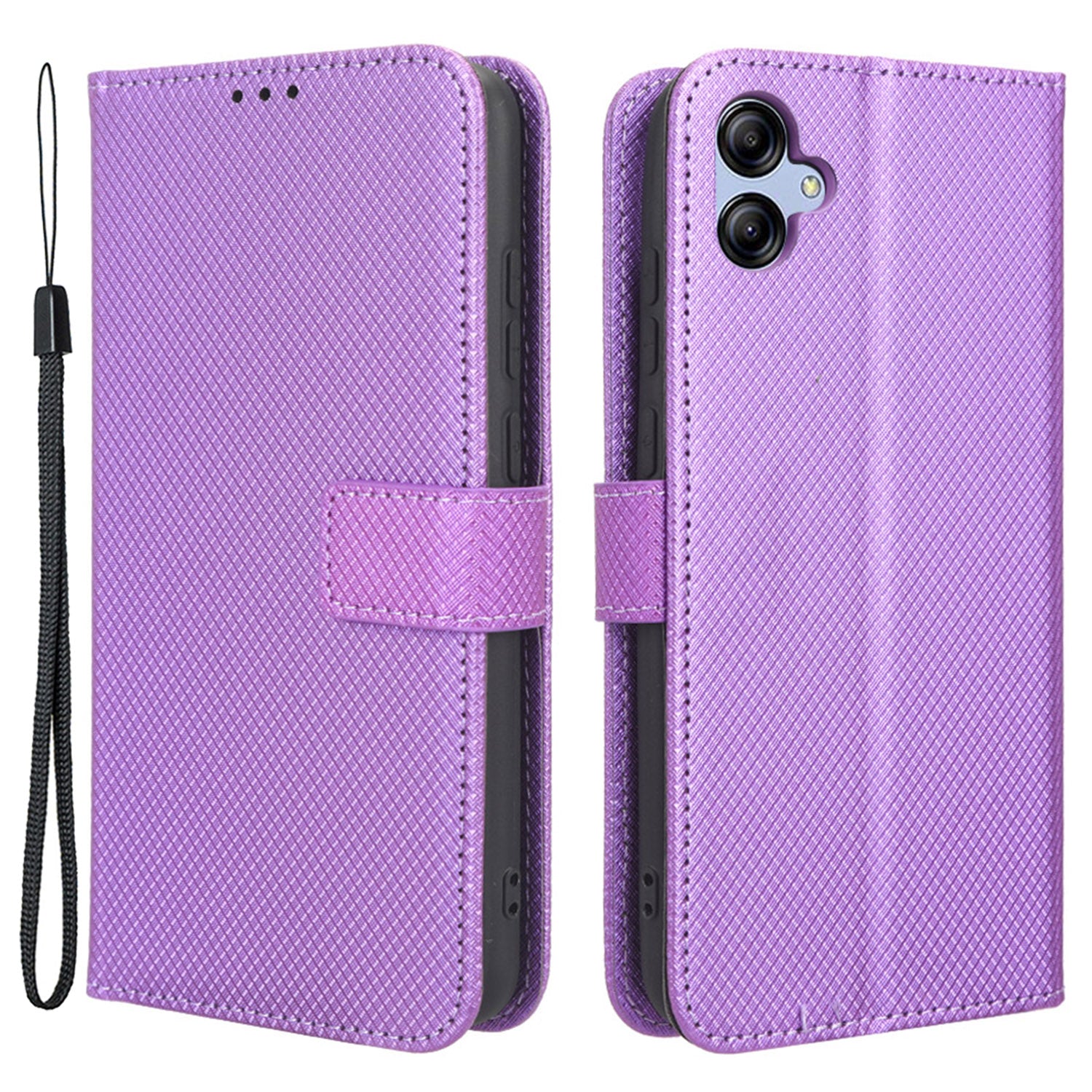 For Samsung Galaxy A04e 4G F04 4G M04 4G Magnetic Clasp Protective Phone Cover Diamond Texture PU Leather Foldable Stand Flip Wallet Phone Case For Samsung Galaxy A04e 4G F04 4G M04 4G Magnetic Clasp Protective Phone Cover Diamond Texture PU Leather Foldable Stand Flip Wallet Phone Case